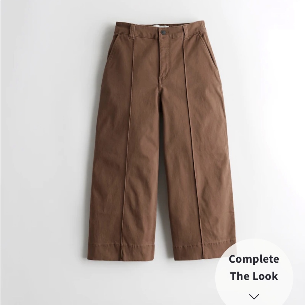 ULTRA HIGH-RISE SEAMED WIDE-LEG PANTS